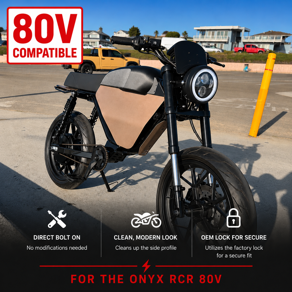 Onyx RCR 80V Battery Cover - Retro Moto