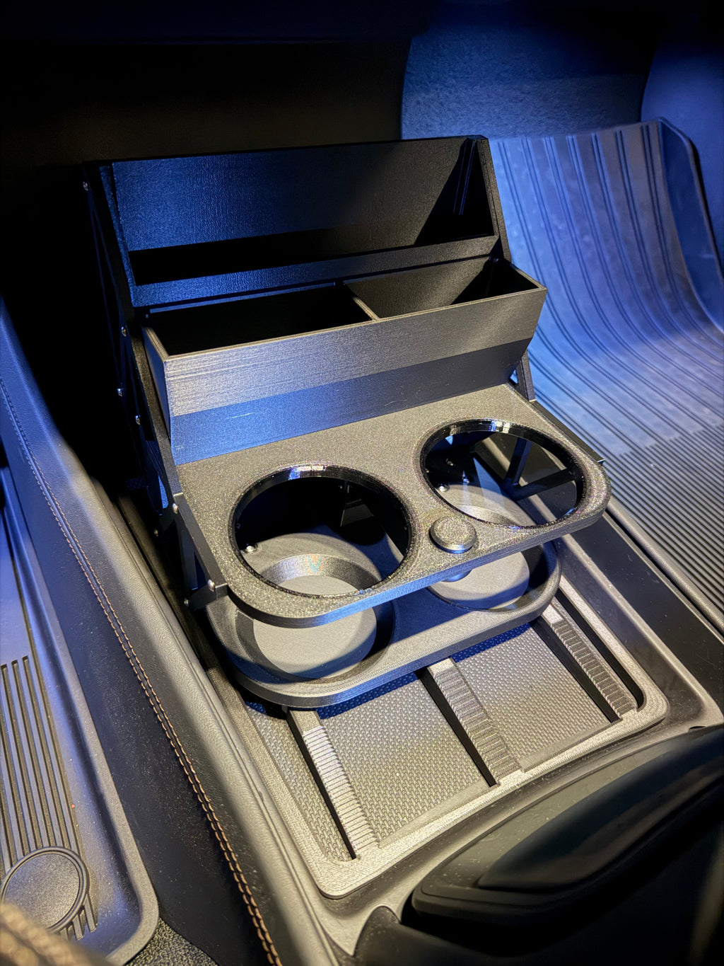 Sliding Center Floor Storage (V2) for Rivian R1T / R1S