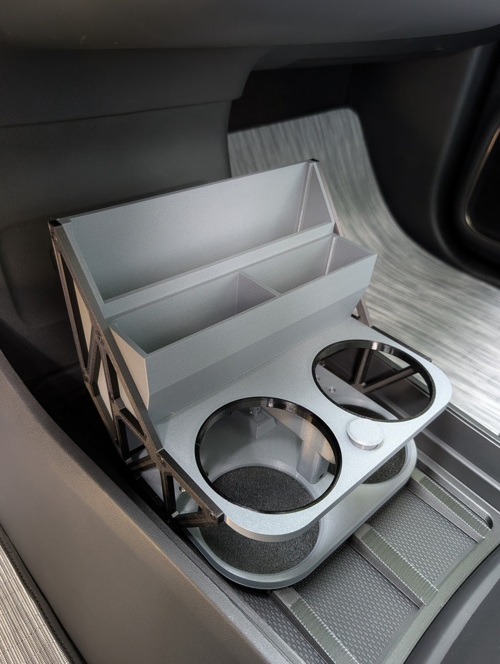 Sliding Center Floor Storage (V2) for Rivian R1T / R1S