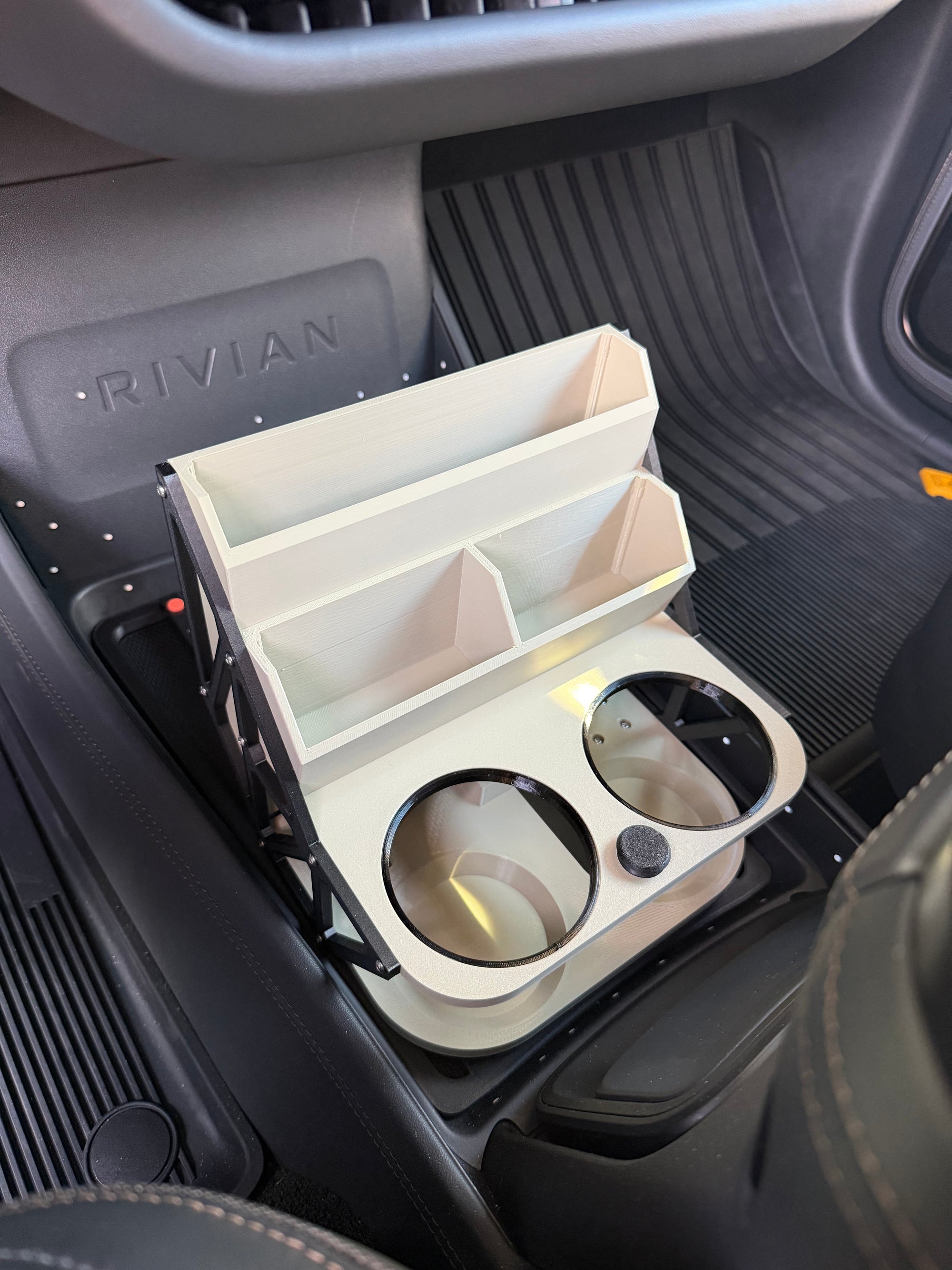 Rivian - Sliding Center Floor Storage for Rivian R1T / R1S