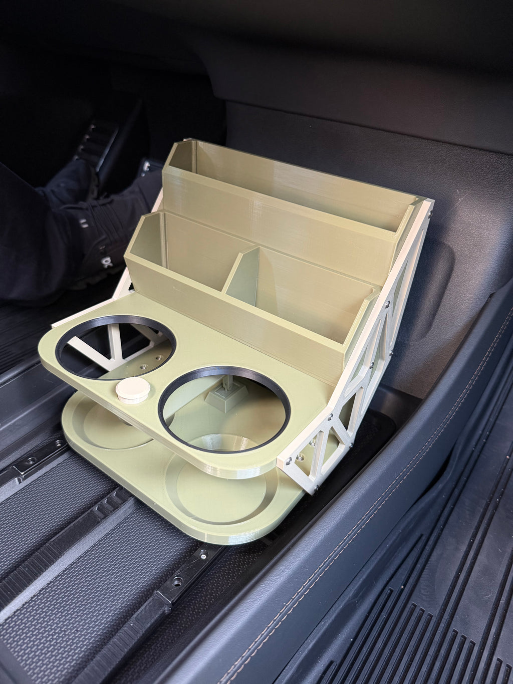 Rivian - Sliding Center Floor Storage for Rivian R1T / R1S