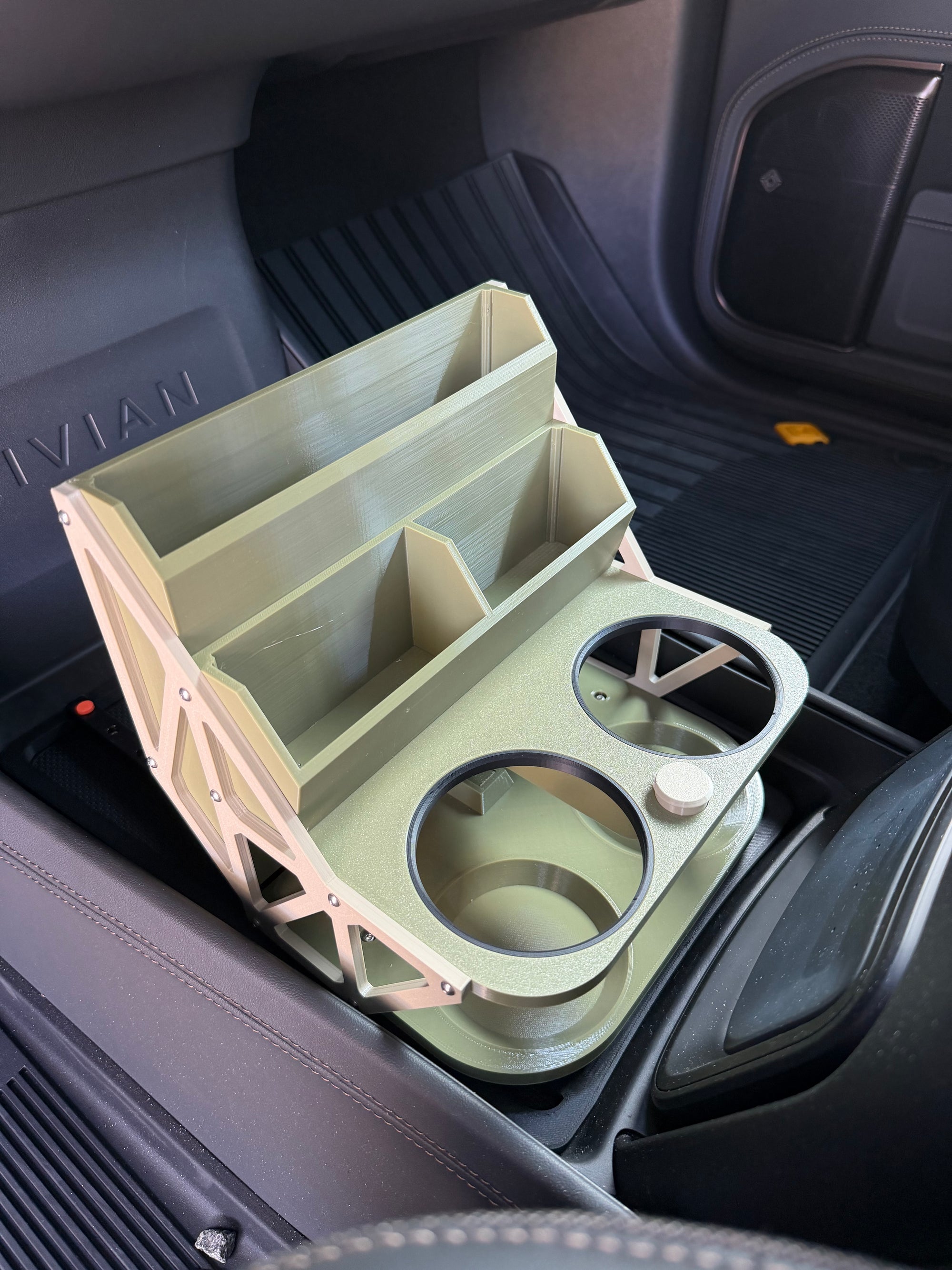 Rivian - Sliding Center Floor Storage for Rivian R1T / R1S